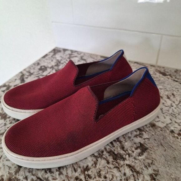 Rothys garnet red slip on sneakers size 7 - Picture 4 of 9